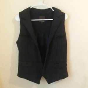 Womens heather grey vest
